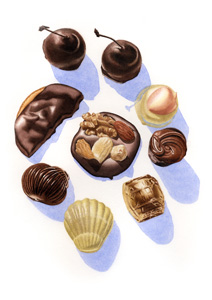 Chocolates Print